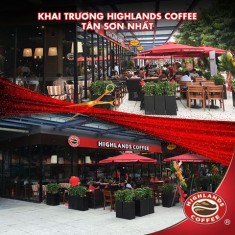 Highlands Coffee tại sân bay Tân Sơn Nhất