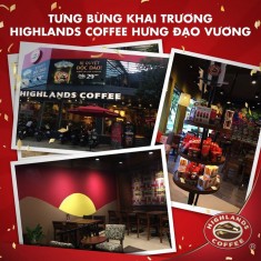 Highland Coffee khai trương cửa hàng mới tại Đồng Nai