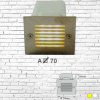 Đèn âm tường led 2W A70