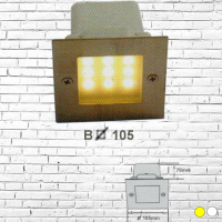 Đèn âm tường led 2W B105